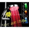 LED shower  head with lights  3