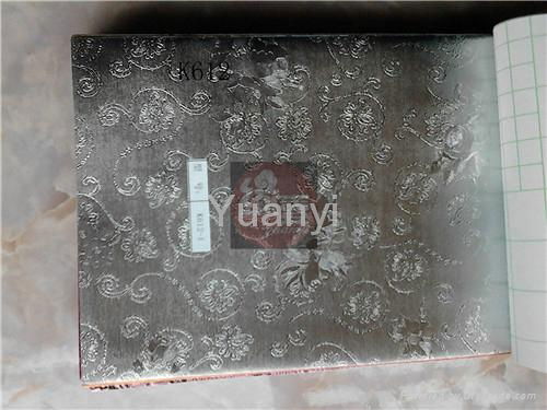 Metalized PVC paper for the profile coated 3