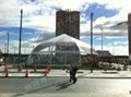 Transparent curve tent for events in New