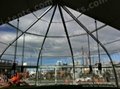 Transparent curve tent for events in New Zealand 2