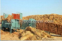 manual straw baler