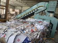 Horizontal Waste Paper Baling Machine  with conveyor 9