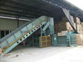 Horizontal Waste Paper Baling Machine  with conveyor 8