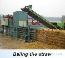Hydraulic Automatic straw baler with high capacity 3