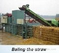 Hydraulic Automatic straw baler with high capacity