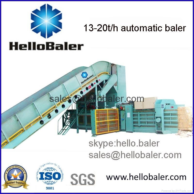 Automatic waste paper baling machine HFA13-20