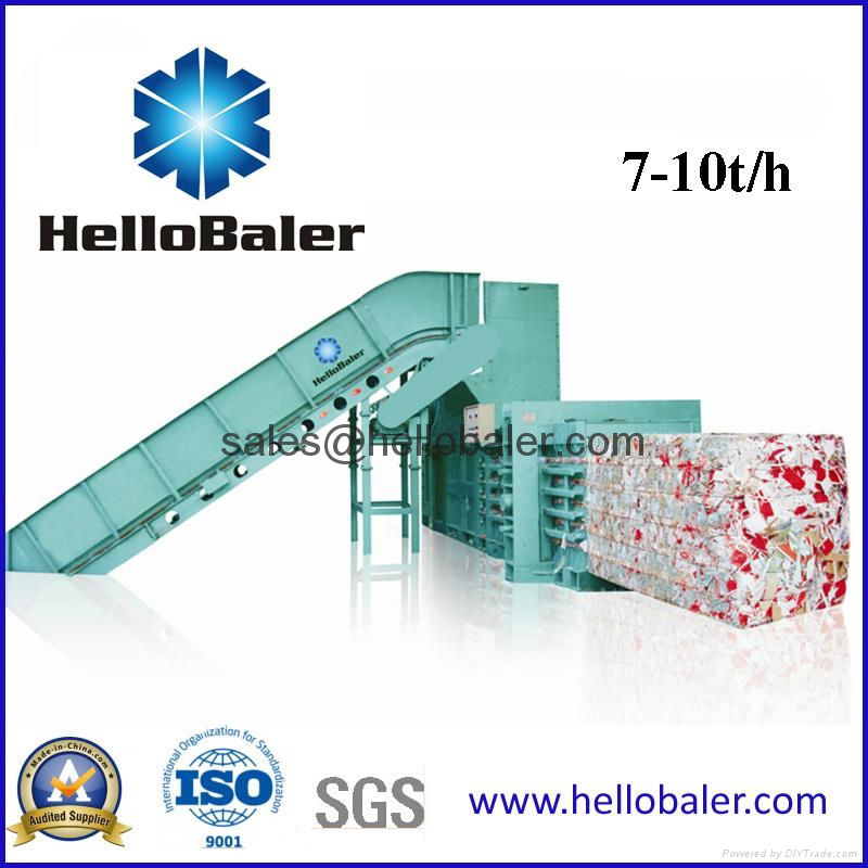 HelloBaler Horizontal Waste Paper Baling Machine