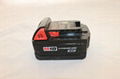 Used Milwaukee M18 power tool Lithium ion battery  1