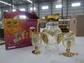 Golden glass water sets series 4