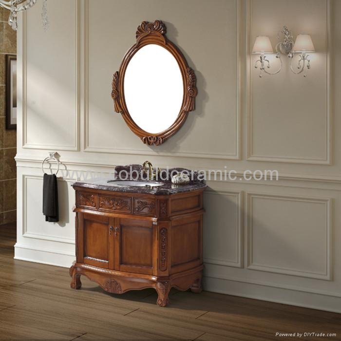 Bathroom Furniture with Mirror and Marble Top(K-831) 