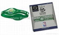 Power Balance NBA teams Bracelet Silicone Wristband PB with retail box 5