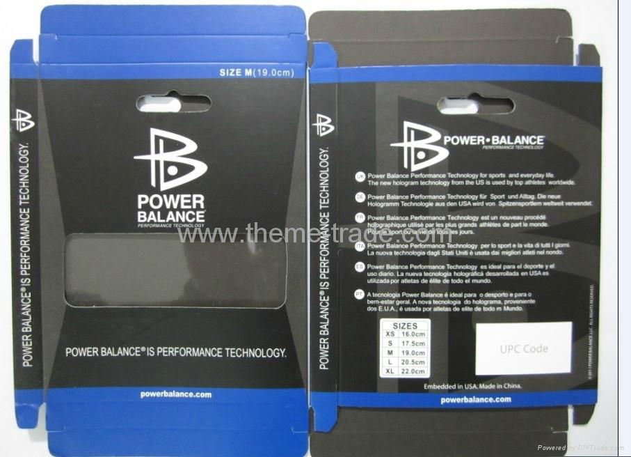 2014 Newest Power Balance oblique word for performance technology 5
