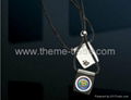 Power Balance Necklace Zinc Alloy Pendants 3