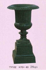 Cast iron urns