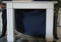 Marble fireplace