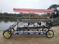 6 Person Pedal Together Quadricycle