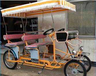 6 Person Pedal Together Quadricycle 5
