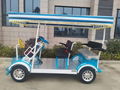 4 people rickshaw bike self-driven pedal 