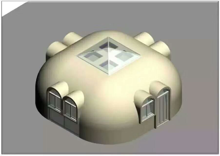 china eps polystyrene dome house anti earthquake hurrican