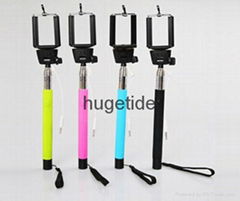 selfie stick Handheld Monopod,Wired Audio Cable Take Pole for smartphone