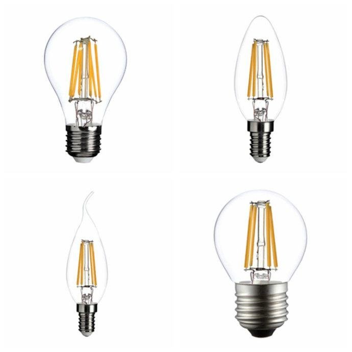 CE Dimming Led Filament 3.5W Globe 45mm E14 Light Bulb 3