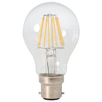A19 b22 Clear Glass Led Filament Bulb dimmable UL CE approval hotel light