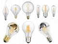 A60 A19 led filament bulb 120V 230V E26 E27 base dimmable UL FCC CE Approval 4