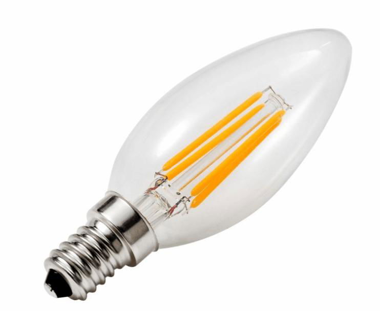 led decorative filament led 3.2w 1.5W  E14 dimmble  candle bulb 2