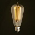 Hot sale E27 3.2W high quality Dimmable LED filament vintage bulb ST64 4