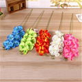 High quality 4 and 9 heads orchid flower decoration artificial orchid flower 1