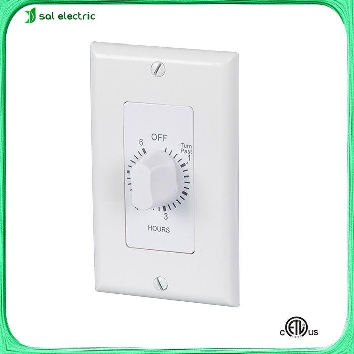 Mechanical countdown in-wall timer