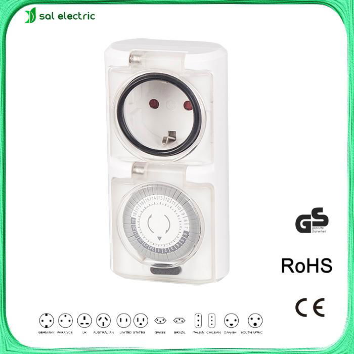 Outdoor mechanical timer switch with CE approval 