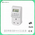 Newest Good Quality Electric plug 7 day programmable digital timer plug 2