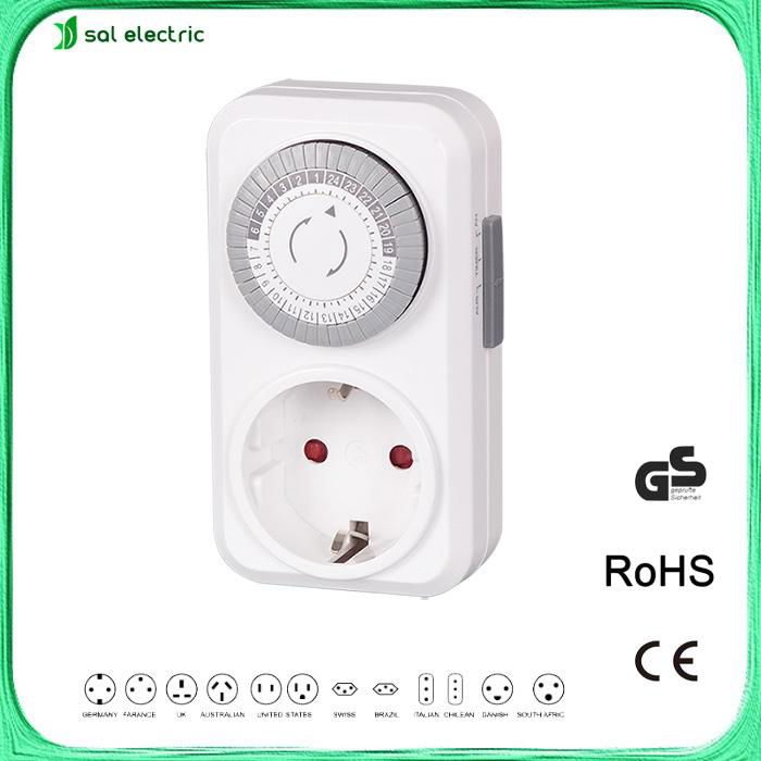 10A/ Load Max. Current and 10~70 Operating Temperature timer switch