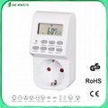 digital plug in timer with germany 2 pin