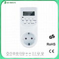 European UK plug in programmable 7days digital timer