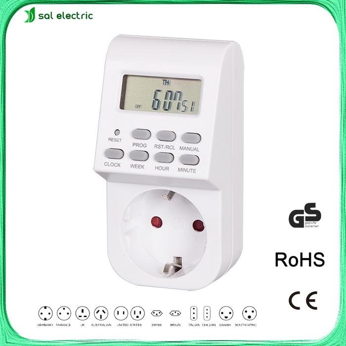 WHITE Color and Timer Switch Product name Smart Control Socket