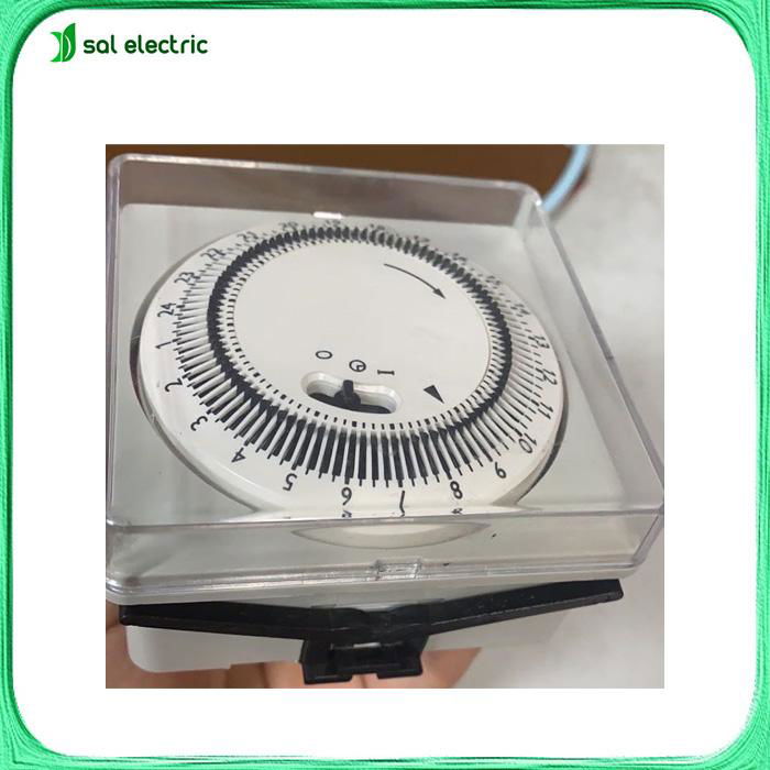 24 hours clock with transparent cover and bracket 