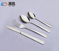 Stainless Steel Tumble Polishing Flatware Set