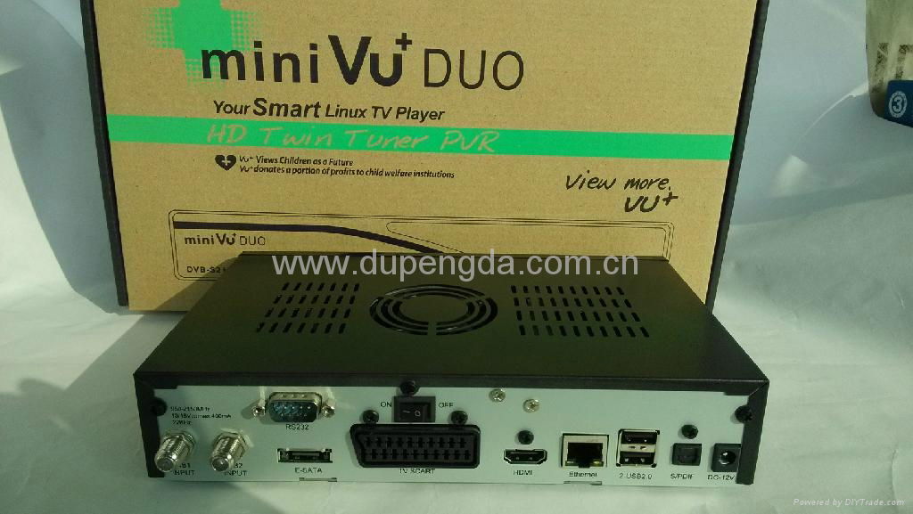 DVB HD receiver mini Vu+Duo with wifi 