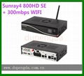 Sunray SR4 dm800hd se with triple tuner wifi   1