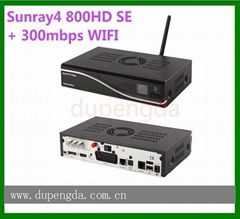 Sunray SR4 dm800hd se with triple tuner wifi  