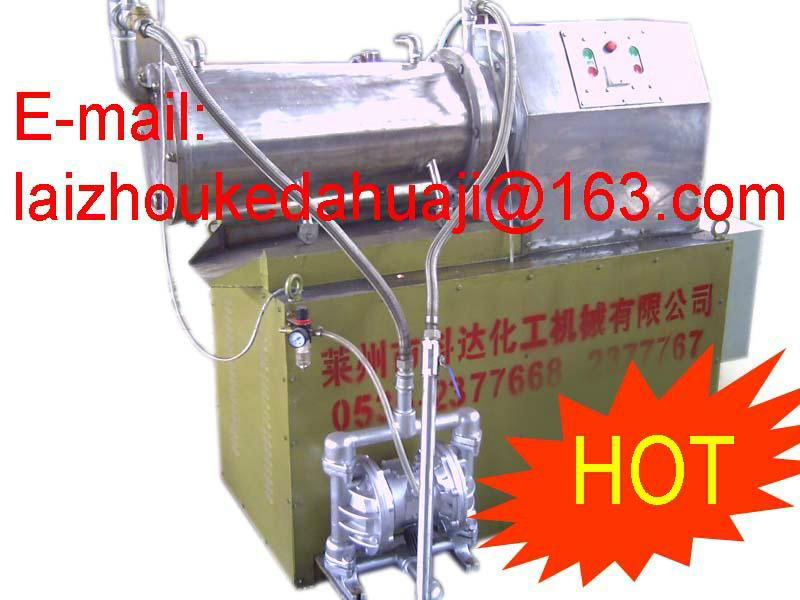 hot sale horizontal type closed cone-shape sand mill machine