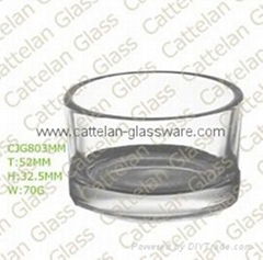 glass candle holder