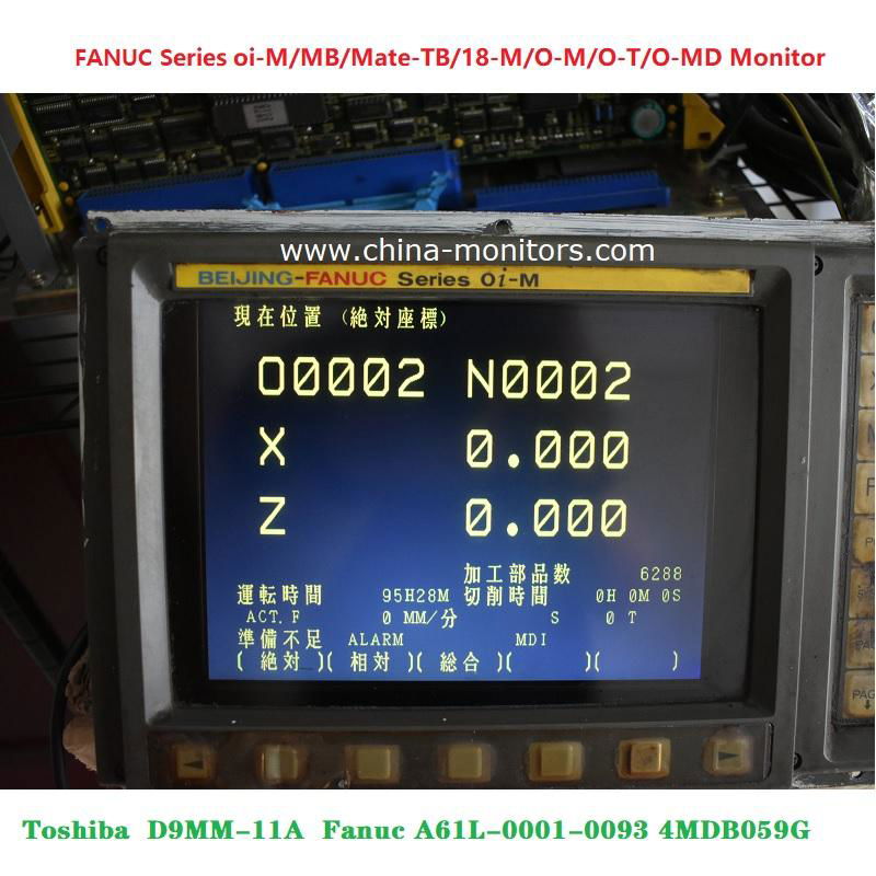 FANUC A61L-0001-0093 0074 0094 0096 0092 0086 crt显示器 2