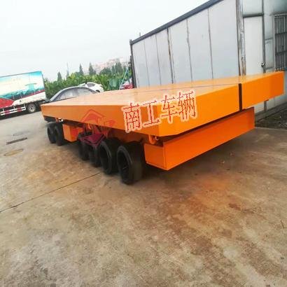 120噸載重王無動力平板拖車 帶昇降功能 2