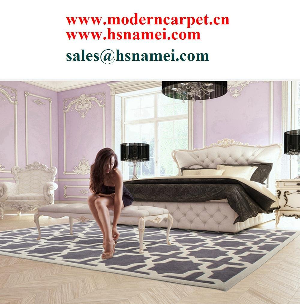 Hand tufted modern area rugs chinese china factory 2