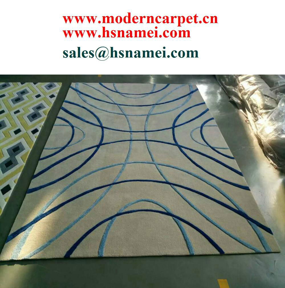 Hand tufted modern area rugs chinese china factory 4