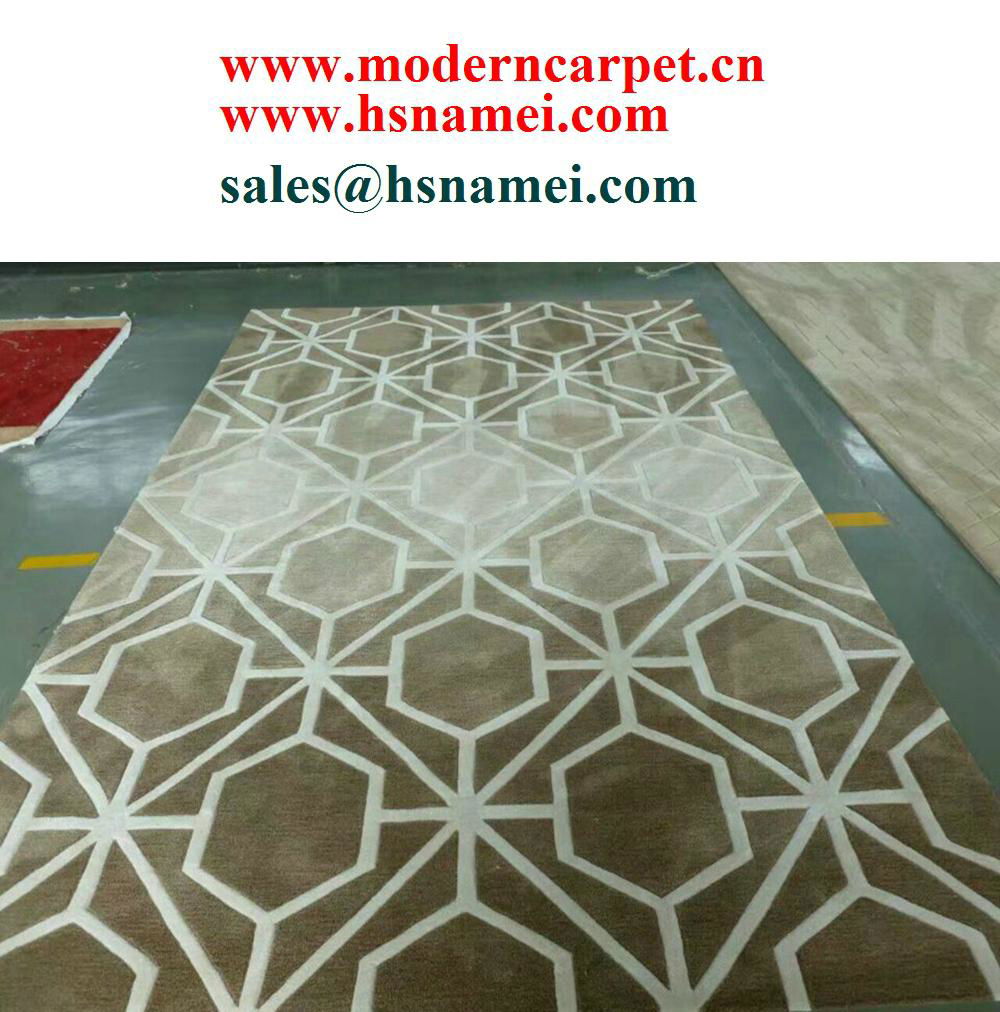 Hand tufted modern area rugs chinese china factory 5