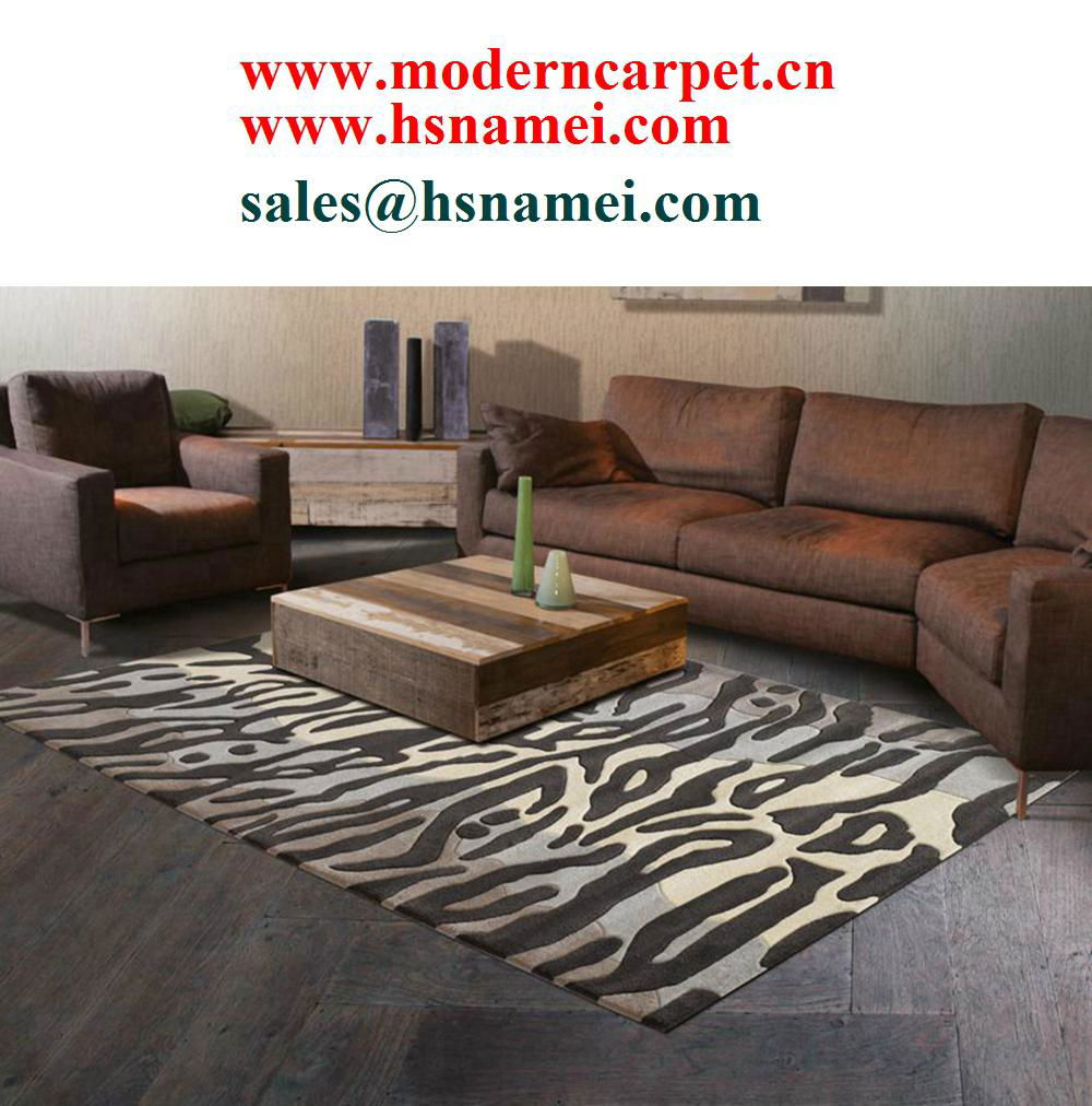 Hand tufted modern design area rugs 3
